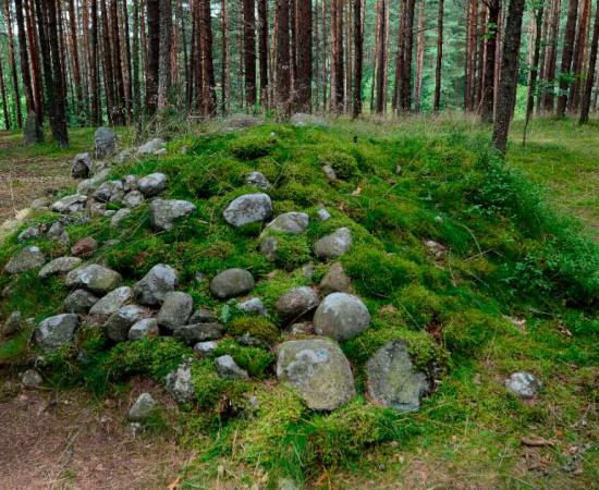An ancient burial mound in Poland, Tumuli in Wesiory (representational image). Artur Henryk / Adobe Stock