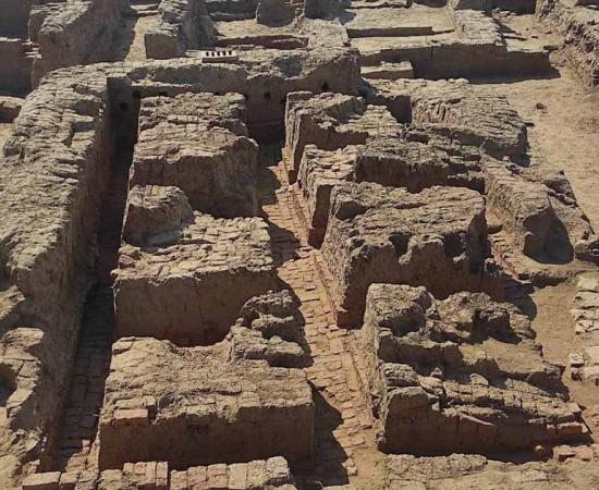 The residential city just unearthed near Luxor Temple: Credit: Ministry of Tourism and Antiquities