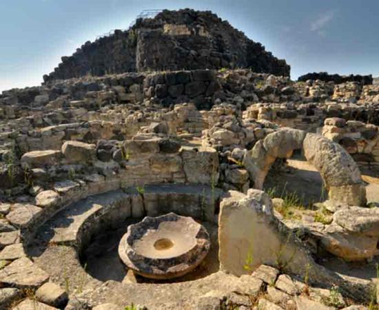 Su Nuraxi - a nuragic archaeological site in Barumini, Sardinia, Italy. Source: robnaw/Adobe Stock