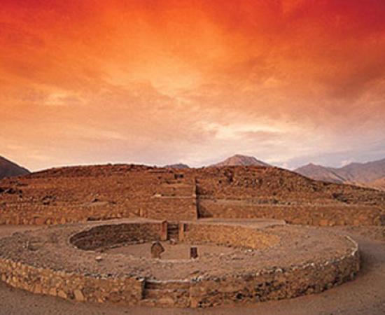 The ancient site of Canal in Peru