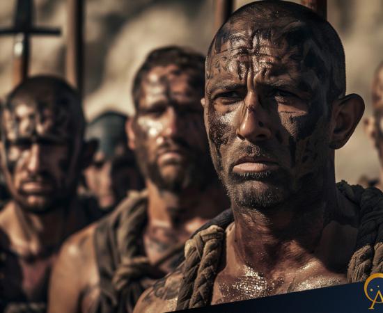 Historical Scene of Ancient Slavery.