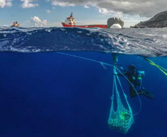 New finds made at the latest Antikythera shipwreck search.  Source: Greek ministry of Culture