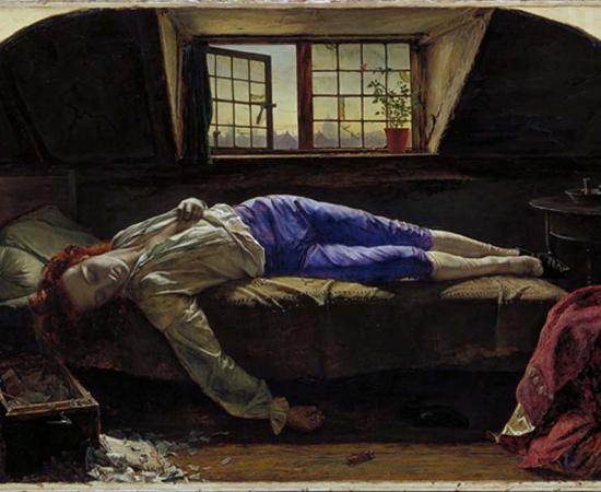 Henry Wallis – Poet Thomas Chatterton’s death by arsenic.