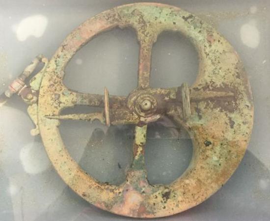 The 16th century astrolabe recovered from Bay of Biscay in Galicia, Spain. Source: La Voz de Galicia