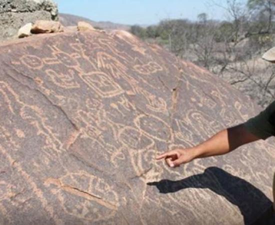 Ancient astronomical symbols in Peru