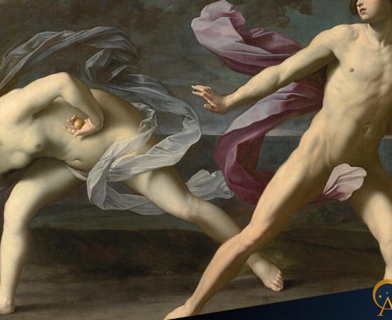 Hippomenes and Atalanta by Guido Reni ca. 1618-1619.