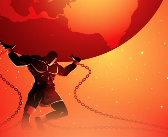 Atlas was tasked with supporting the world on his shoulders. Source: rudall30 / Adobe Stock.