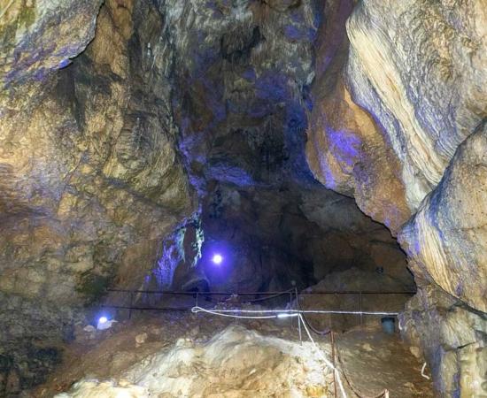 Interior of the Bacho Kiro Caves 	