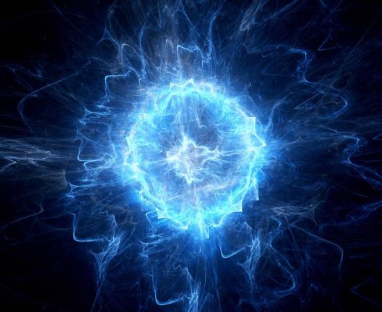 Blue glowing ball lightning, a phenomenon that was reported in medieval times, with the earliest English reference now confirmed to be 450 years before the previous known mention in an English historical text. 		Source: sakkmesterke / Adobe Stock
