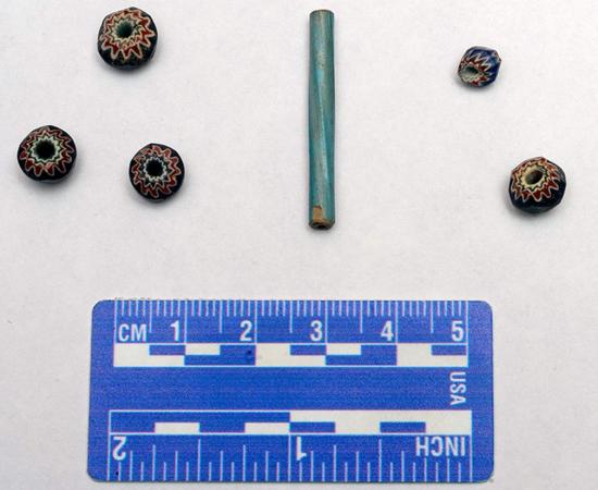 Little is known about the natives with whom the Luna expedition made contact, but they left behind these beads, which were unearthed in Pensacola, Florida.