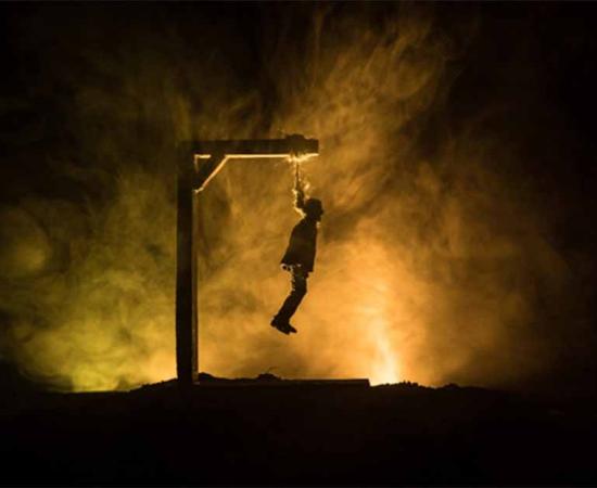Man hanging from an execution rope, a very technical method of execution. 	Source: zef art / Adobe Stock