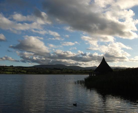 Llangorse Lake in South Wales,