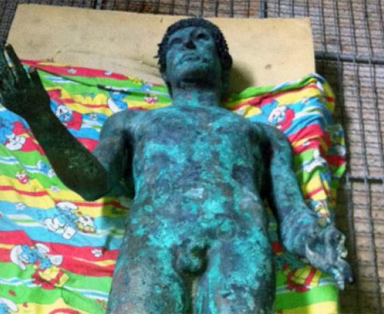 Bronze Apollo Statue in Gaza