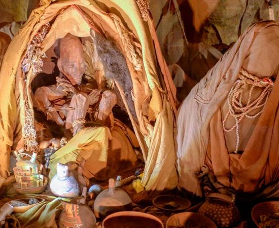 Peruvian mummy bundles, representational. Source: Bayamin / Adobe Stock.