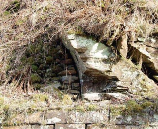 The visibly arched portal of Cairn 2 in Maulbronn, Germany. Source: Author provided