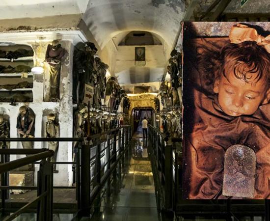 Capuchin Catacombs and the 'Sleeping Beauty' mummy