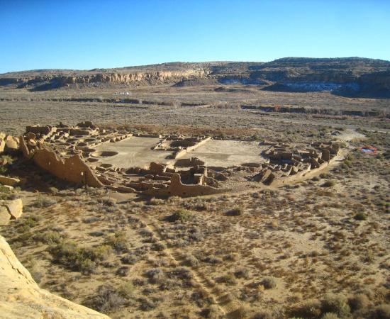 Pueblo Bonito in Chaco Canyon National Historical Park in NW New Mexico.