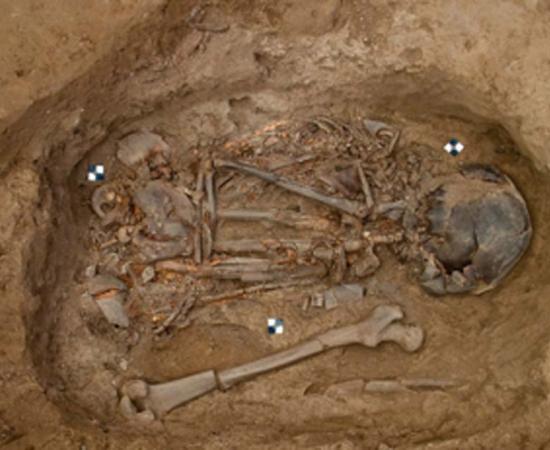 An ancient child skeleton. Representational only – not the skeleton found in Turkey.  Credit: Scott Haddow / Flickr