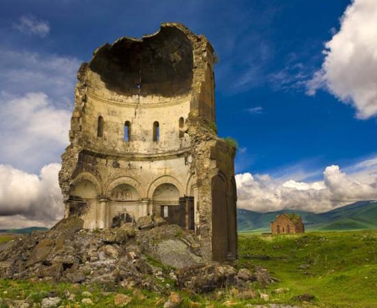 Church ruins at the “Ghost City” of Ani
