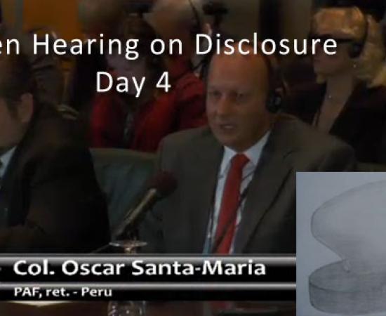 Citizen Hearing on Disclosure - Day 4