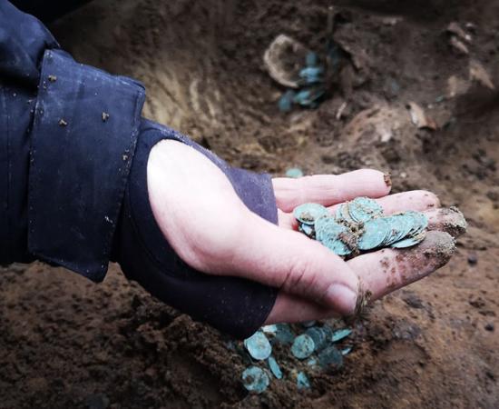Archaeologists Discover a Huge Stash of Medieval Coins in Hungary