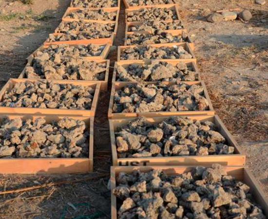 Copper slag excavated at Hala Sultan Tekke. Source: University of Gothenburg / CC BY 4.0