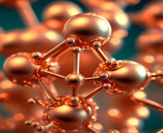 Science is finally catching up with beliefs that ancient peoples have known all along. AI generated image of a copper molecule structure. Source: DmitriRich / Adobe Stock 