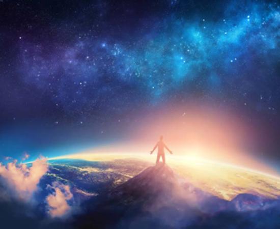 Man looking out to the cosmos. Credit: Kevin Carden / Adobe Stock