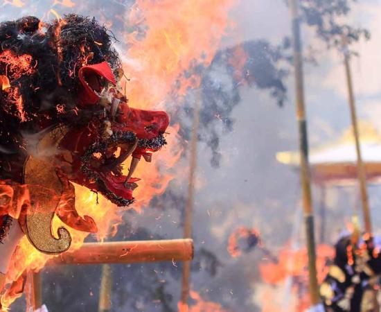 Traditional cremation ceremony in Bali. Source: Victoria Boroda / Adobe Stock