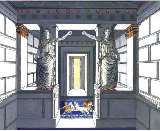 Design of the Amphipolis tomb and the magnificent sculptures