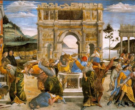 Representation of ancient Greece stoning the vulnerable. Source: Alonso de Mendoza / Public Domain.