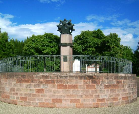  A structural replica of the Roman dodecahedron from the Schwarzenacker Roman Museum in Homburg, Germany.