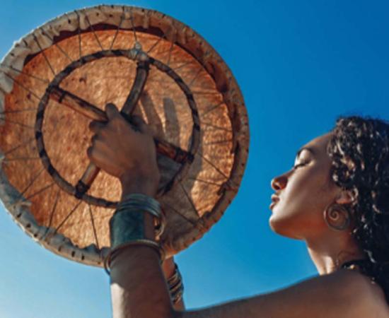 The drum has been used since ancient times for rituals and communication. Source: zolotareva_elina / Adobe Stock.