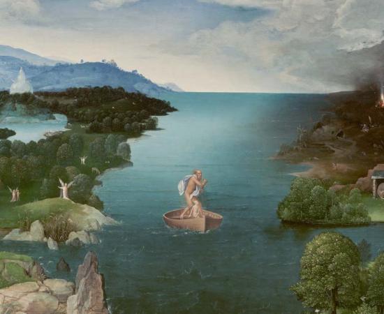 ‘Crossing the River Styx’ (circa 1520-1524) by Joachim Patinir. Many ancient people imagined the edges of the earth as strange and magical places. 