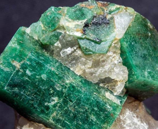 The Egyptian emeralds would have looked this these (from Brazil) when taken from the ground. (Géry Parent / CC BY-ND 2.0)