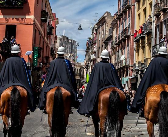 Ancient equestrian tactics are being used to enforce the coronavirus lockdown. Source: mrfk / Adobe Stock.