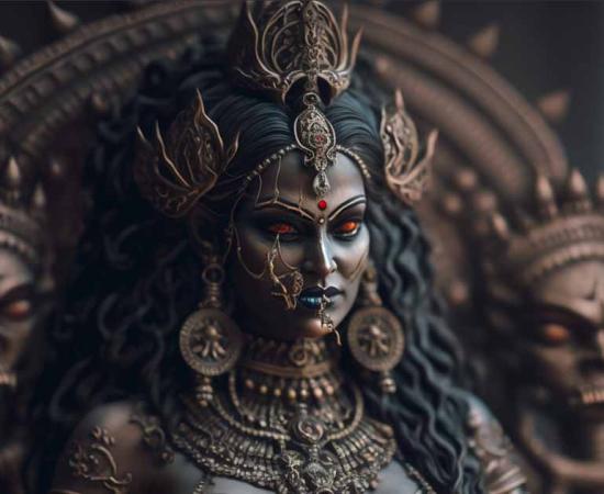 Kali, Hindu goddess of death. Source: super / Adobe Stock.