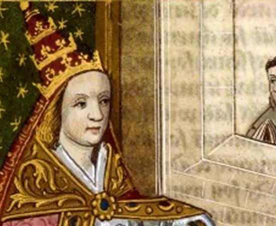 The female pope Joan