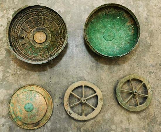 Some of the finds presented at the Jan Dekerta Lubuskie Museum in Gorzów Wielkopolski.