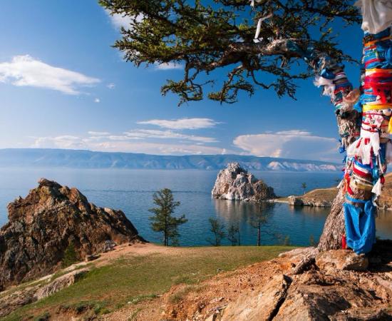 Landscape at the Baikal lake in Siberia, origins of the first Americans? Source: serge-b / Adobe Stock