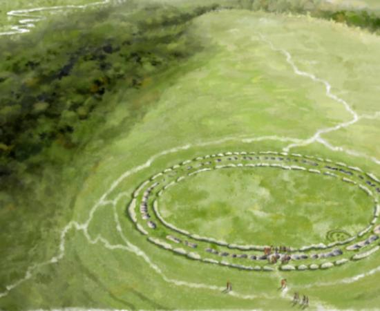 The Flagstones monument (shown here) may be one of Britain’s earliest circular monuments.