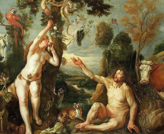 Adam and Eve by Jacob Jordaens, 1640s 