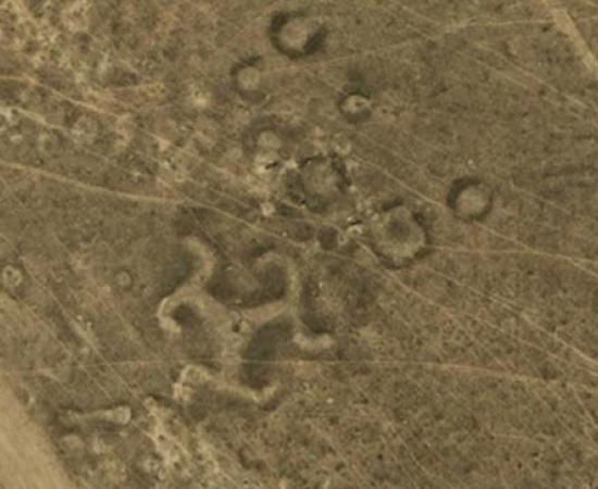 Ancient geoglyphs in Kazakhstan