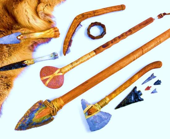 A new study posits that tools with handles, which came after countless generation of archaic humans used handheld rocks to cut, chop, and kill, are the oldest and most important technological invention of hominins.					Source: ExQuisine / Adobe Stock