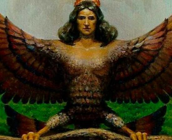 Modern depiction of harpies. Source: Сергей Панасенко-Михалкин / CC BY-SA 3.0