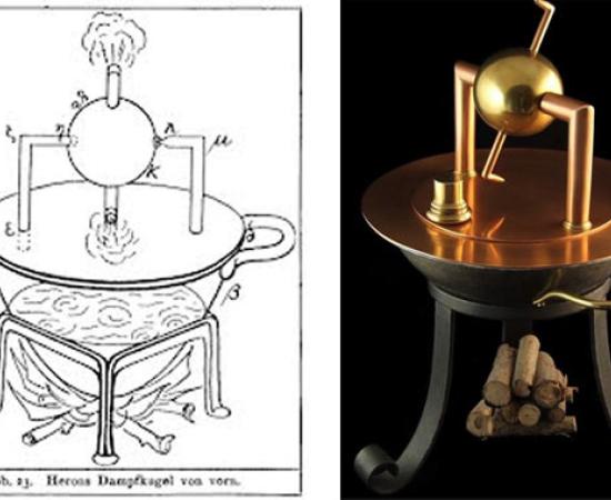 Aeolipile by Hero of Alexandria