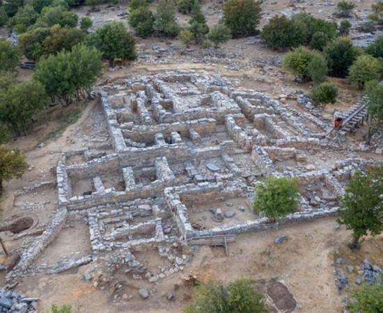 One of the new room complexes found at Zominthos where the Minoan religious sanctuary was also found recently.   Source: Ministry of Culture