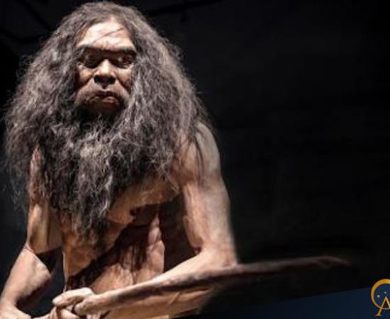 Homo heidelbergensis at the Rama 9 Museum in Bangkok, Thailand. 