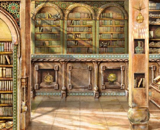 Drawing of the house of wisdom