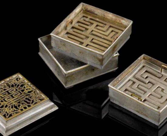 Intricate incense clocks were developed in Qing Dynasty China.	Source: Science Museum Group / CC BY SA 4.0 